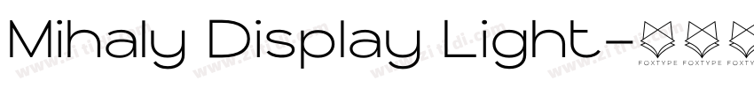 Mihaly Display Light字体转换